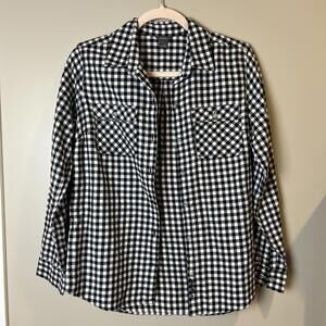 Eddie Bauer Checkered Button-Up Shirt – Women’s Small (Fits US 6)